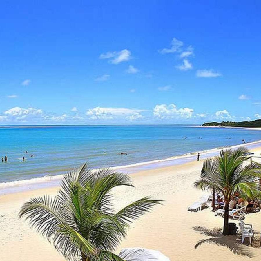 De Frente Pra Praia Apartamento Da Cris Taperapua - Condominio America Praia Flat Πόρτο Σεγκούρο Εξωτερικό φωτογραφία